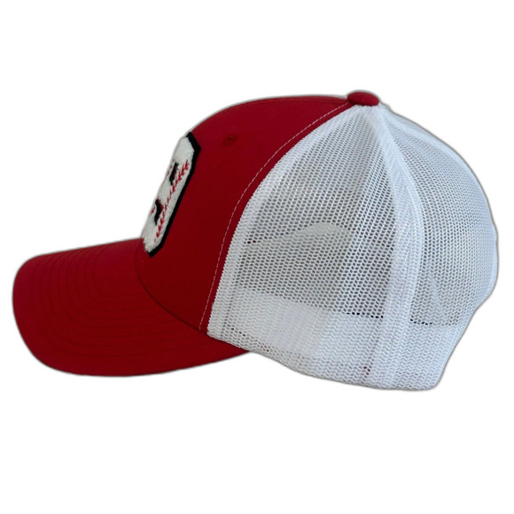 The Classics Cap Hat Unisex Snapback Red White Baseball 19 Embroidery Numbers - Picture 5 of 9